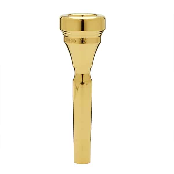 Classic Trumpet Mouthpiece Gold Plated 1C BrassFix UK