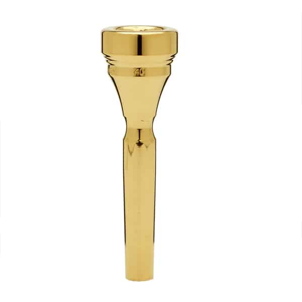 Classic Trumpet Mouthpiece Gold Plated 4C BrassFix UK