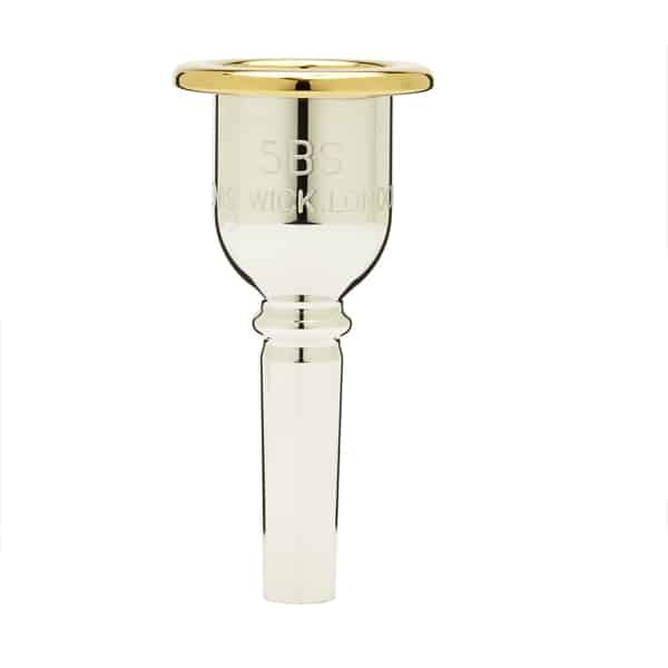 Trombone Mouthpiece Trainer Silver Plated Simulator Trumpet
