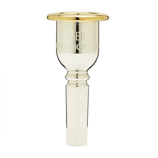 Trombone Mouthpiece Trainer Silver Plated Simulator Trumpet