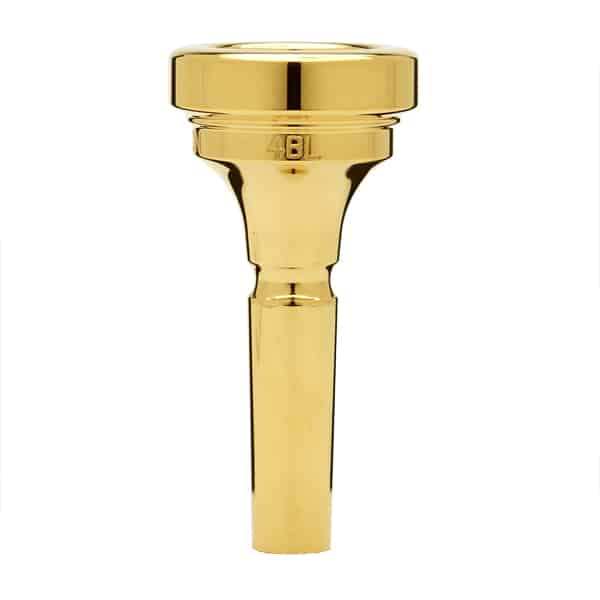 Classic Trombone Mouthpiece Gold Plated 4BL BrassFix UK