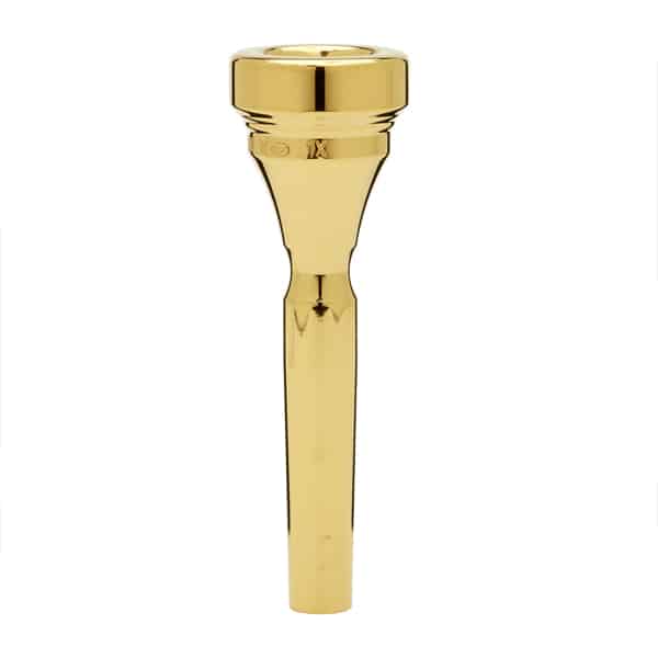 Classic Trumpet Mouthpiece Gold Plated 1X BrassFix UK