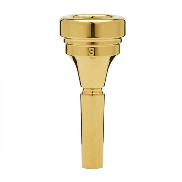 Classic Tenor Horn Mouthpiece Gold Plated 3 BrassFix UK