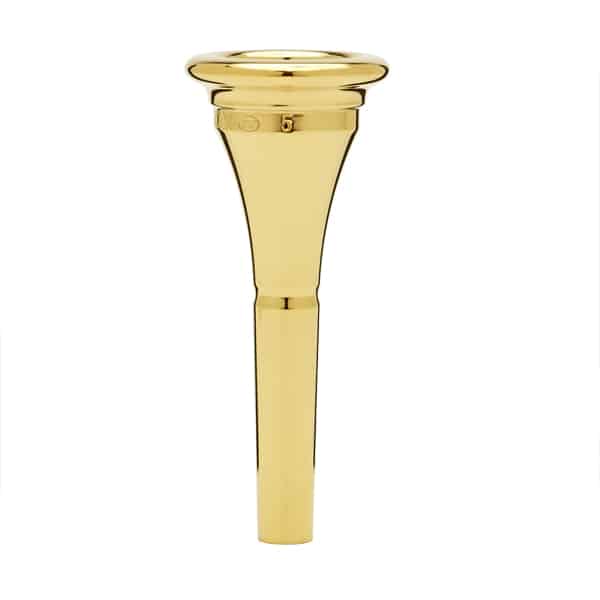 Classic French Horn Mouthpiece Gold Plated 5 BrassFix UK