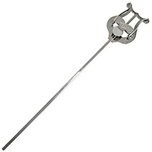 Long Straight Nickel Lyre