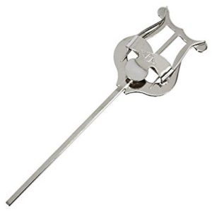 Short Straight Nickel Lyre
